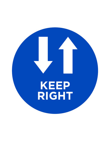 Keep Right (4 Pack) / SCH-0016