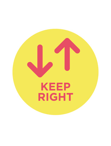 Keep Right (4 Pack) / SCH-0042