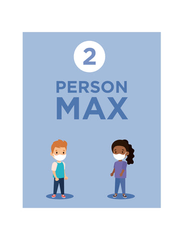2 Person Maximum (4 Pack) / SCH-0046