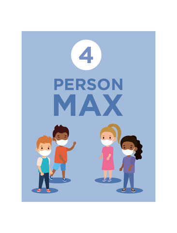 4 Person Maximum (4 Pack) / CH-0047