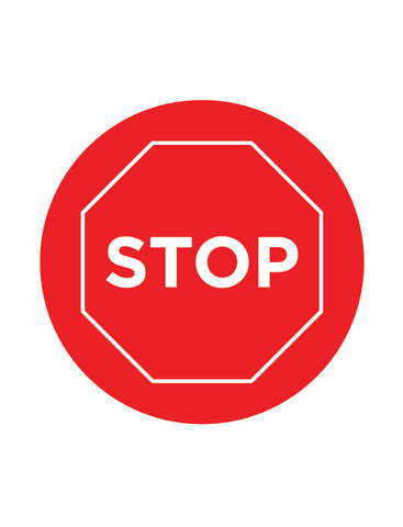 Stop Sign Stickers (8 Pack) / SCH-0024