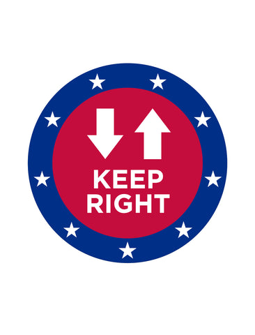 Keep Right (4 Pack) / VOT-0006